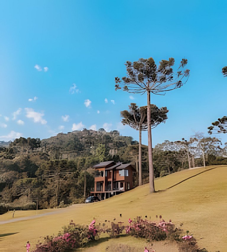 Chalé Com Hidromassagem e Vista Para as Montanhas